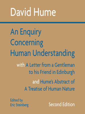 cover image of An Enquiry Concerning Human Understanding